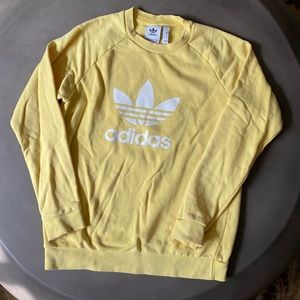 Yellow Adidas sweatshirt